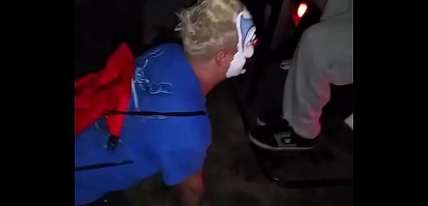  Clown Sucking On Toes